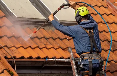 Démoussage et hydrofuge de toiture à Lamberville